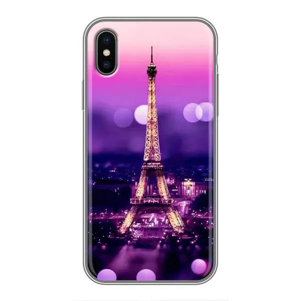 Чехол с принтом «Париж Башня» для iPhone X