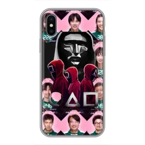 Чохол Гра в кальмара для iPhone X (Учасники Гра кальмара)