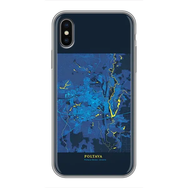 Чохол з принтом «Полтава» для iPhone X