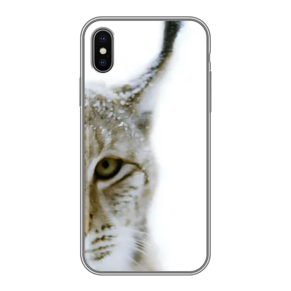 Чехол с принтом «Рысь» для iPhone X