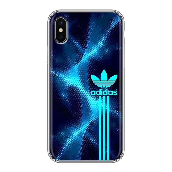 Чохол з принтом «Синій Адідас» для iPhone X Чохол з принтом «Синій Адідас» для iPhone X