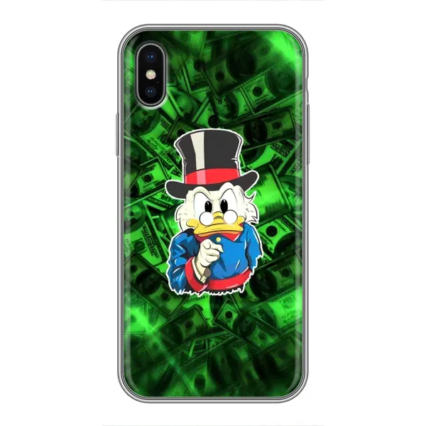Чохол з принтом «Скрудж МакДак» для iPhone X