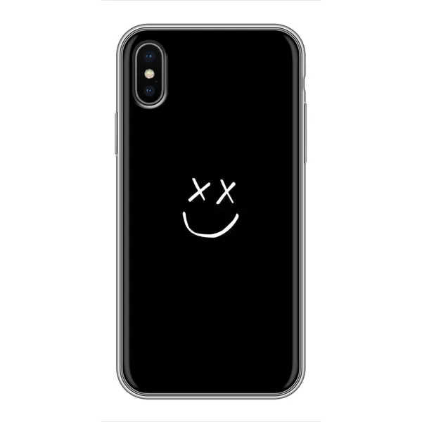 Чохол з принтом «Смайл» для iPhone X