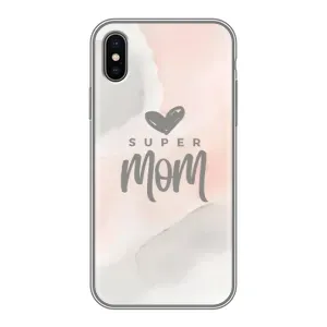 Чехлы для мамы на iPhone X (Супер мама)
