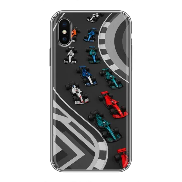 Чохол з принтом «Траса Ф1» для iPhone X