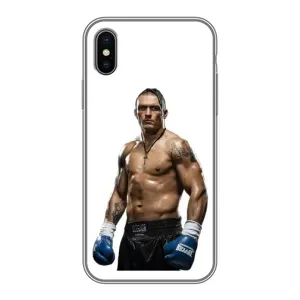 Чохол з картинкою Олександр Усик для iPhone X (Усик на білому)