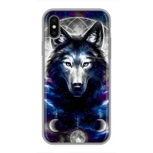 Захисні чохли для Епл X (AlphaPrint) (ХІТ продаж) ВОВК (Вовк)