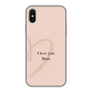 Чехлы для мамы на iPhone X (Сердце маме)