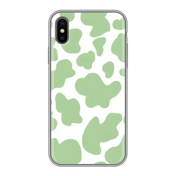 Чохол з принтом «Зелений принт» для iPhone X