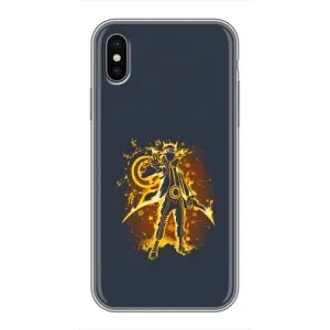 Naruto Anime Чохли для Епл X (AlphaPrint) (золотий Наруто)