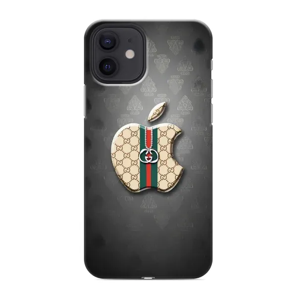 Чехол с принтом «Apple gucci» для iPhone 12 mini
