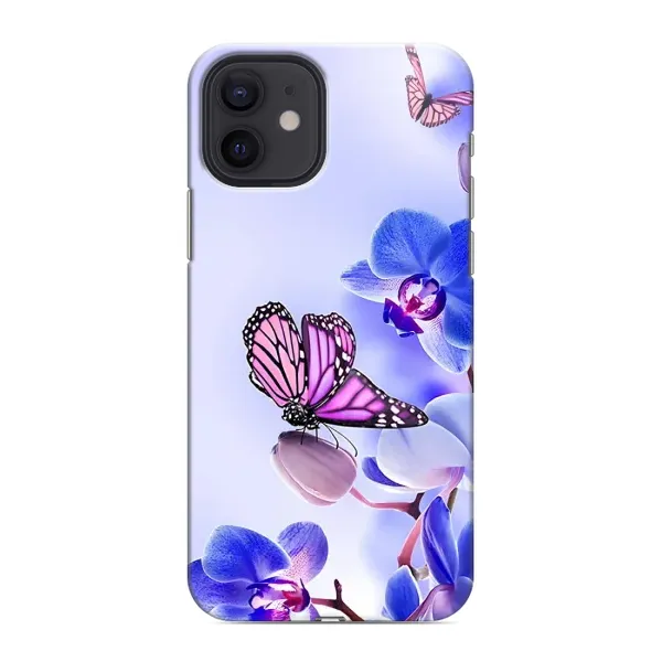 Чехол с принтом «Бабочка на цветочке» для iPhone 12 mini Чехол с принтом «Бабочка на цветочке» для iPhone 12 mini