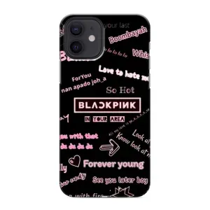 Чехол с музыкальной группой для iPhone 12 mini (BLACKPINK)