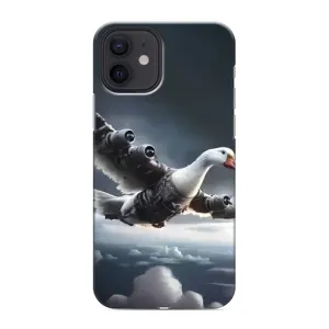 Чехол с мемом Тралалело тралала на iPhone 12 mini (Бомбардини гусини)