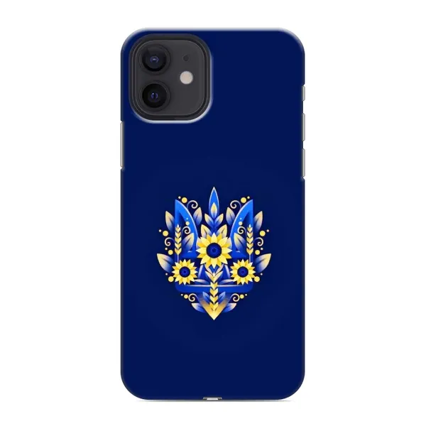 Чехол с принтом «Цветочный Герб» для iPhone 12 mini