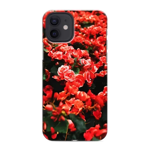 Чехол с принтом «Цветы красные» для iPhone 12 mini Чехол с принтом «Цветы красные» для iPhone 12 mini