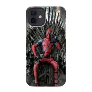 Чохол з принтом «Дедпул на троні» для iPhone 12 mini