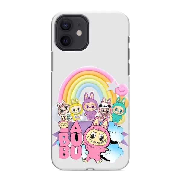 Чехол с принтом «Фон Лабубу» для iPhone 12 mini