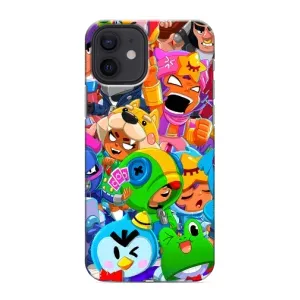 Чохол з принтом «Герої Бравл Старс» для iPhone 12 mini