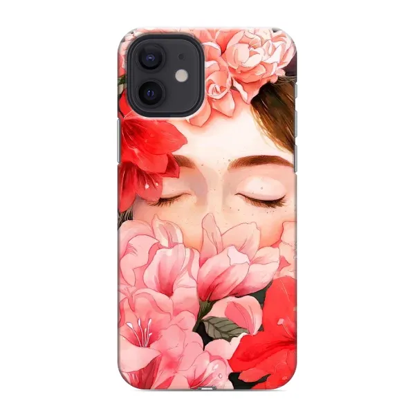 Чехол с принтом «Глаза в цветах» для iPhone 12 mini Чехол с принтом «Глаза в цветах» для iPhone 12 mini