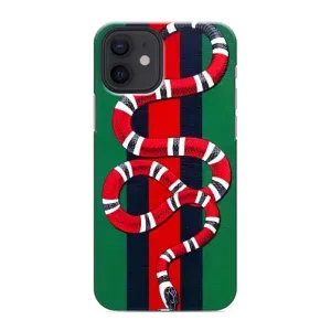 Чехлы ГУЧЧИ для Айфон 12 мини (AlphaPrint) (Gucci змия)