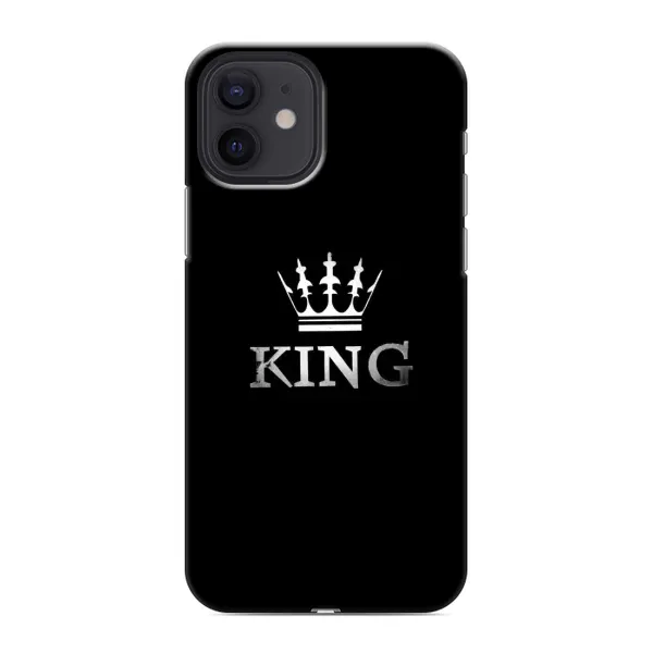 Чехол с принтом «KING» для iPhone 12 mini