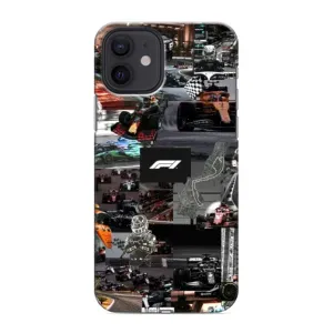 Чехол Формула1 на iPhone 12 mini (Гоночный коллаж Ф1)