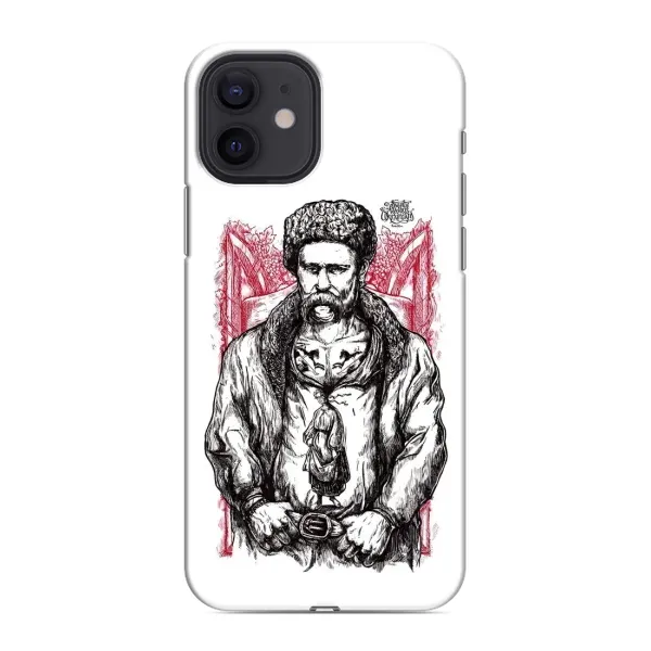 Чехол с принтом «Козак Шевченко» для iPhone 12 mini Чехол с принтом «Козак Шевченко» для iPhone 12 mini