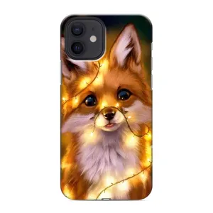 Чехлы с картинкой Лисички для iPhone 12 mini (VPrint) (Лисичка в гирляндах)