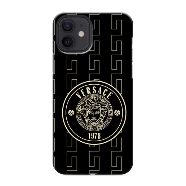 Чехол с принтом «Лого Версаче» для iPhone 12 mini