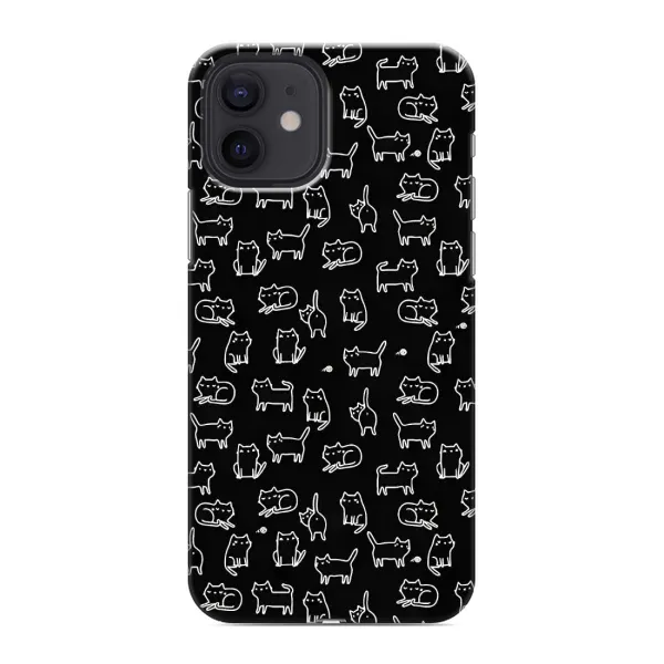 Чохол з принтом «Маленькі котики» для iPhone 12 mini