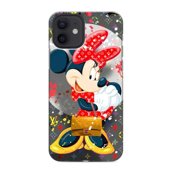 Чехол с принтом «Minni с бантиком» для iPhone 12 mini