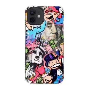 Чехлы с крутыми принтами для iPhone 12 mini - (PREMIUMPrint) (Monopoly man)