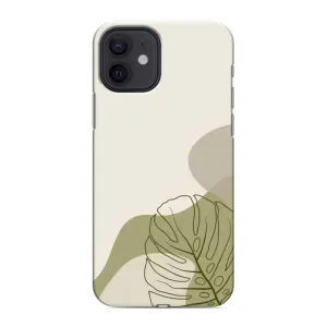 Чехол с принтом «Зеленая монстера дизайн» для iPhone 12 mini