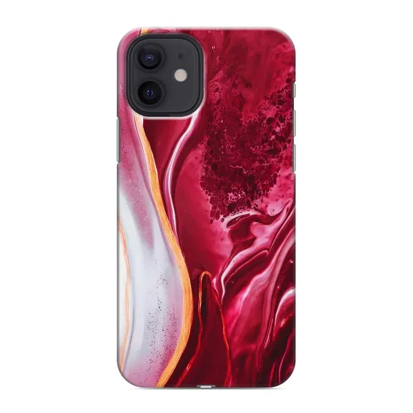 Чехол с принтом «Мрамор красный» для iPhone 12 mini Чехол с принтом «Мрамор красный» для iPhone 12 mini