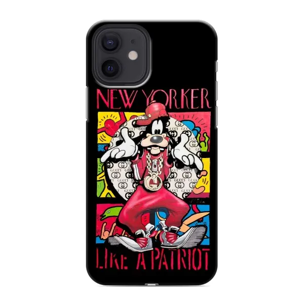 Чехол с принтом «Мультяшный Волк» для iPhone 12 mini