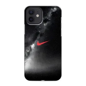 Чехол для iPhone 12 mini - с принтом Найк (AlphaPrint) (Найк красный)