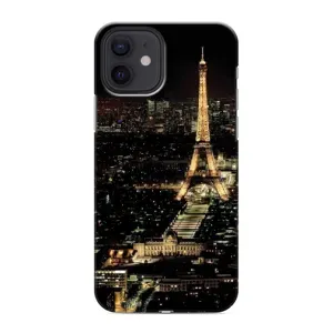 Чохол Ейфелева Вежа iPhone 12 mini - (AlphaPrint) (Нічний Париж)