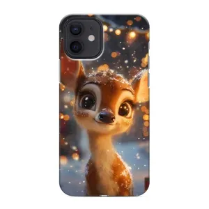 Чехол с принтом «Олененок среди гирлянд» для iPhone 12 mini