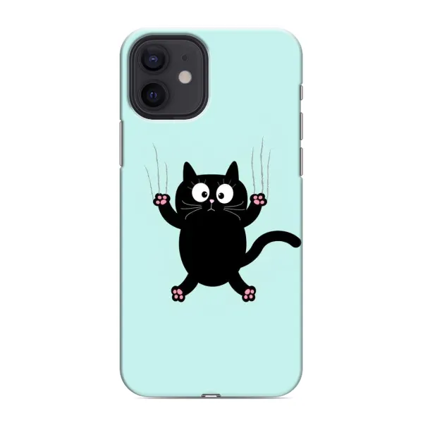 Чохол з принтом «Падаючий кіт» для iPhone 12 mini