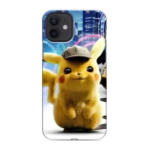 Чехол с Пикачу на iPhone 12 mini (Пикачу в городе)