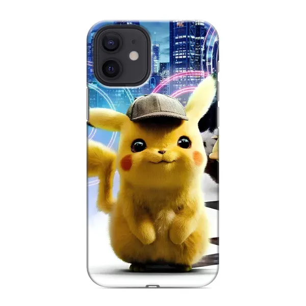 Чехол с принтом «Пикачу в городе» для iPhone 12 mini
