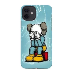 Чехлы для iPhone 12 mini - Bearbrick Louis Vuitton (PREMIUMPrint) (Плач Bearbrick)
