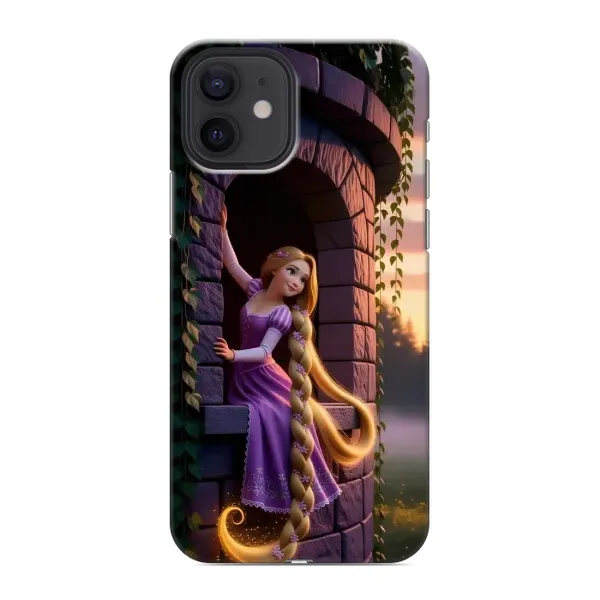 Чохол з принтом «Рапунцель на вежі» для iPhone 12 mini Чохол з принтом «Рапунцель на вежі» для iPhone 12 mini