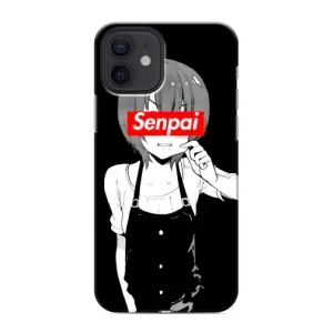 Чохол з принтом «Senpai» для iPhone 12 mini