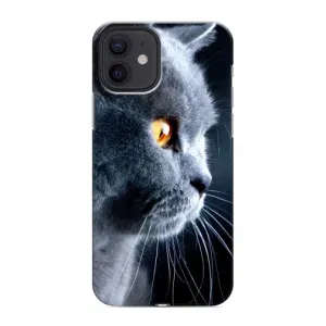 Чохли з Котиками для iPhone 12 mini (VPrint) (Сірий Кіт)