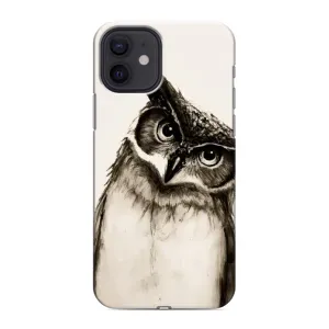 Чохол з пташками на iPhone 12 mini (VPrint) (Сова)