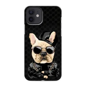 Чехлы с крутыми принтами для iPhone 12 mini - (PREMIUMPrint) (Стильная собака)