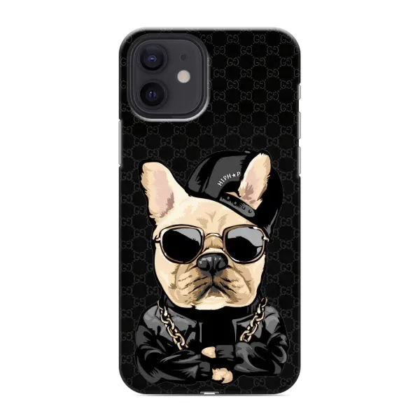 Чехол с принтом «Стильная собака» для iPhone 12 mini