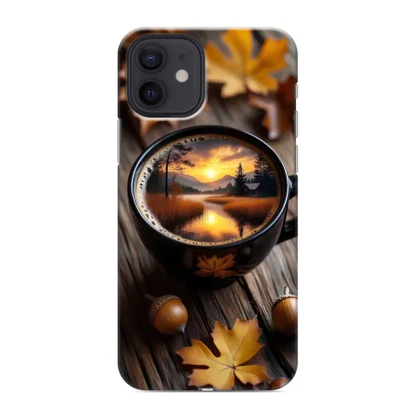 Чехол с принтом «Темный кофе» для iPhone 12 mini